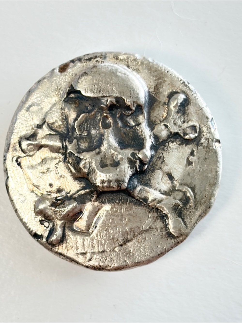 MK Barz 1 oz .999 Silver Pirate Round – Hand Poured – Unique – BU